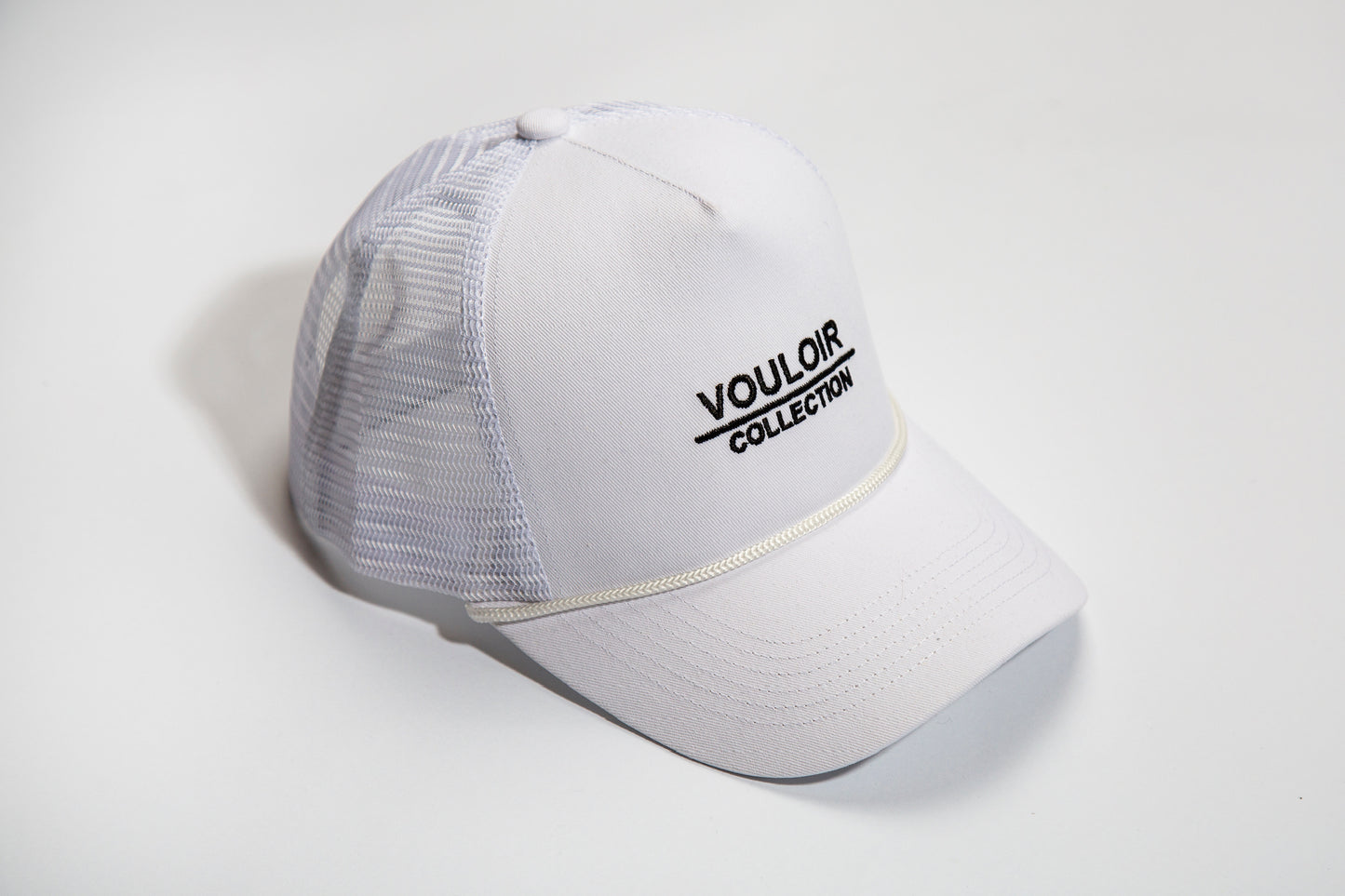 Mesh Trucker Cap - White