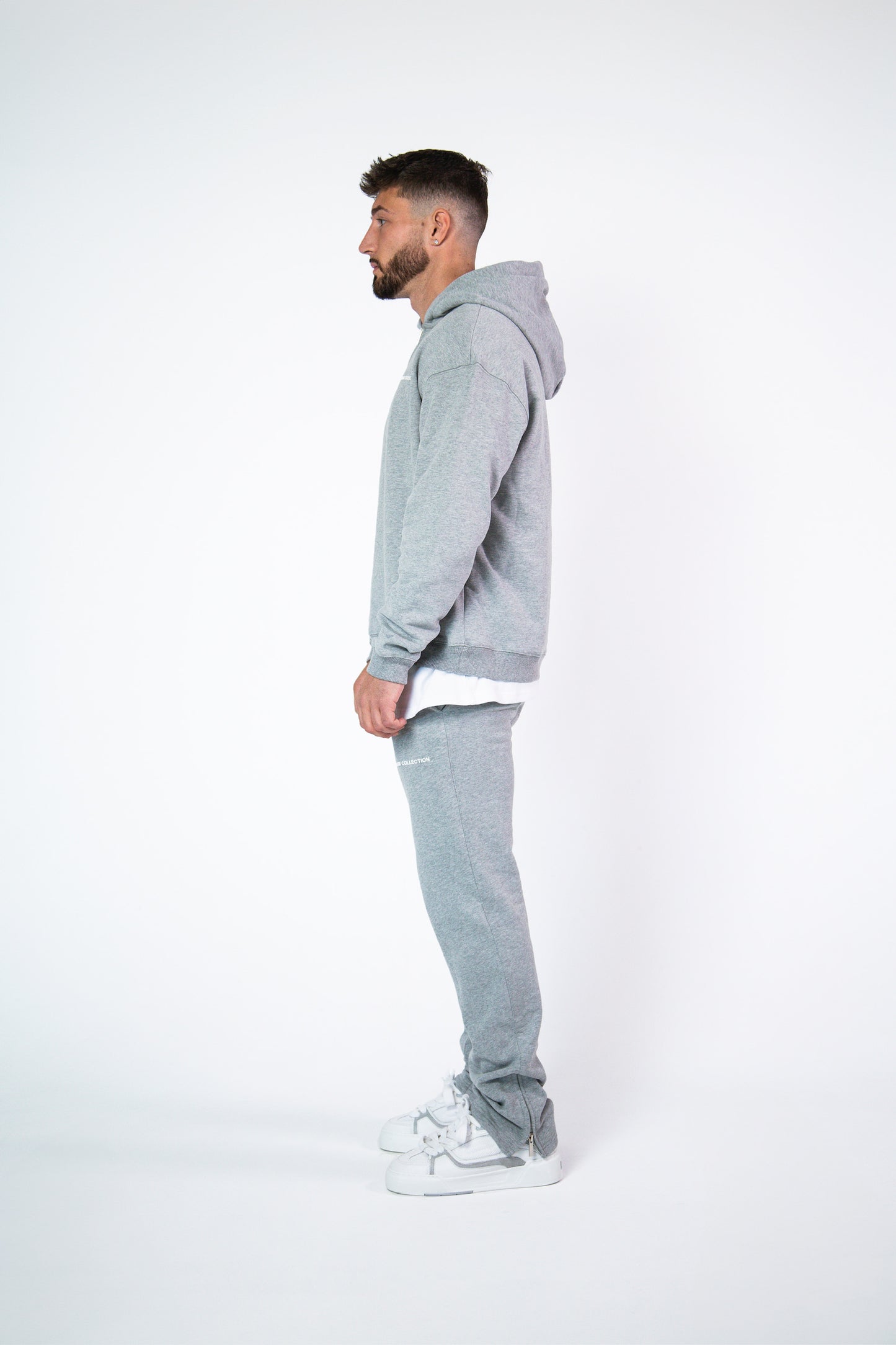 Straight Leg Joggers - Grey