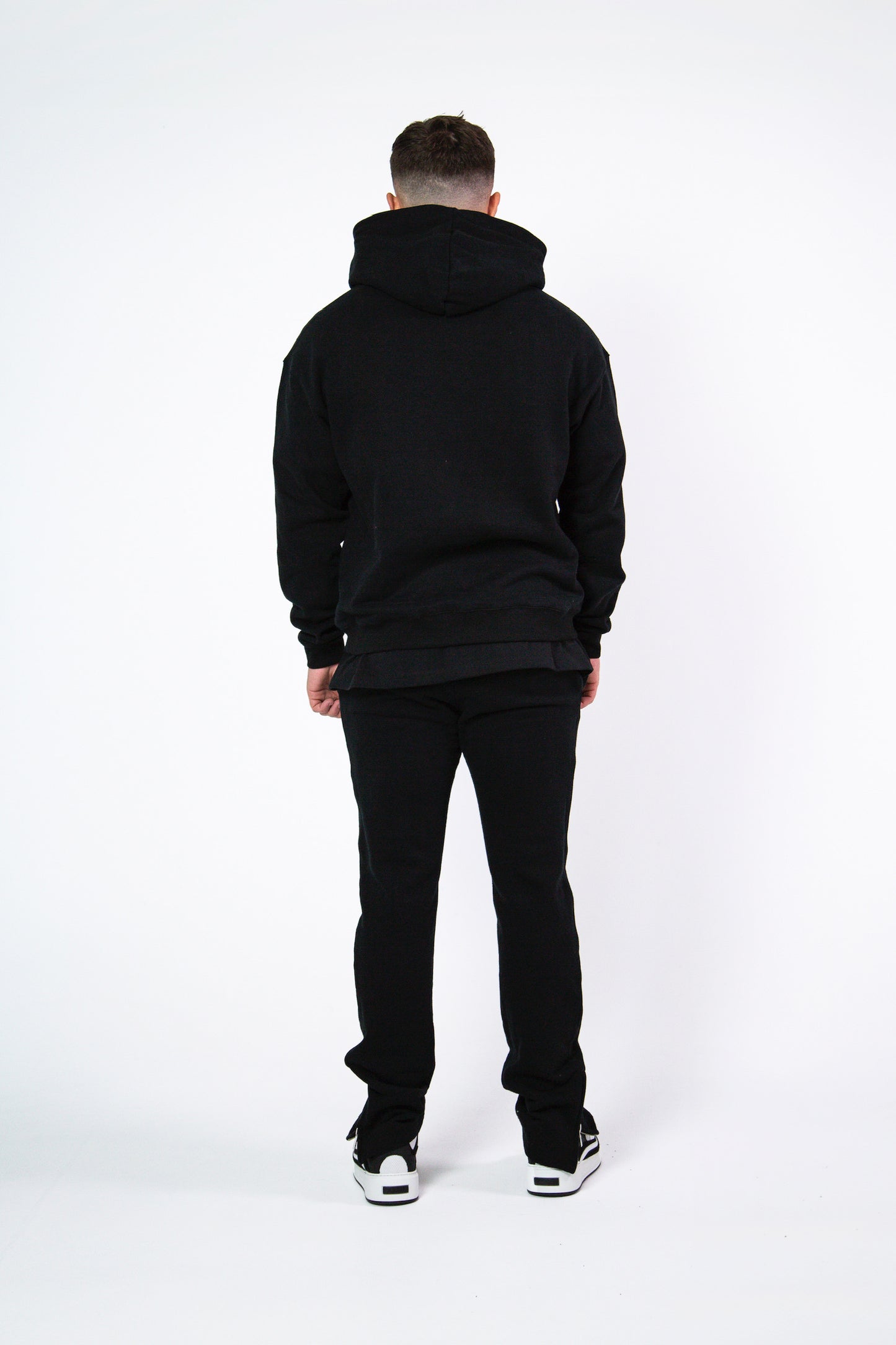 Quarter Zip Hoodie - Black