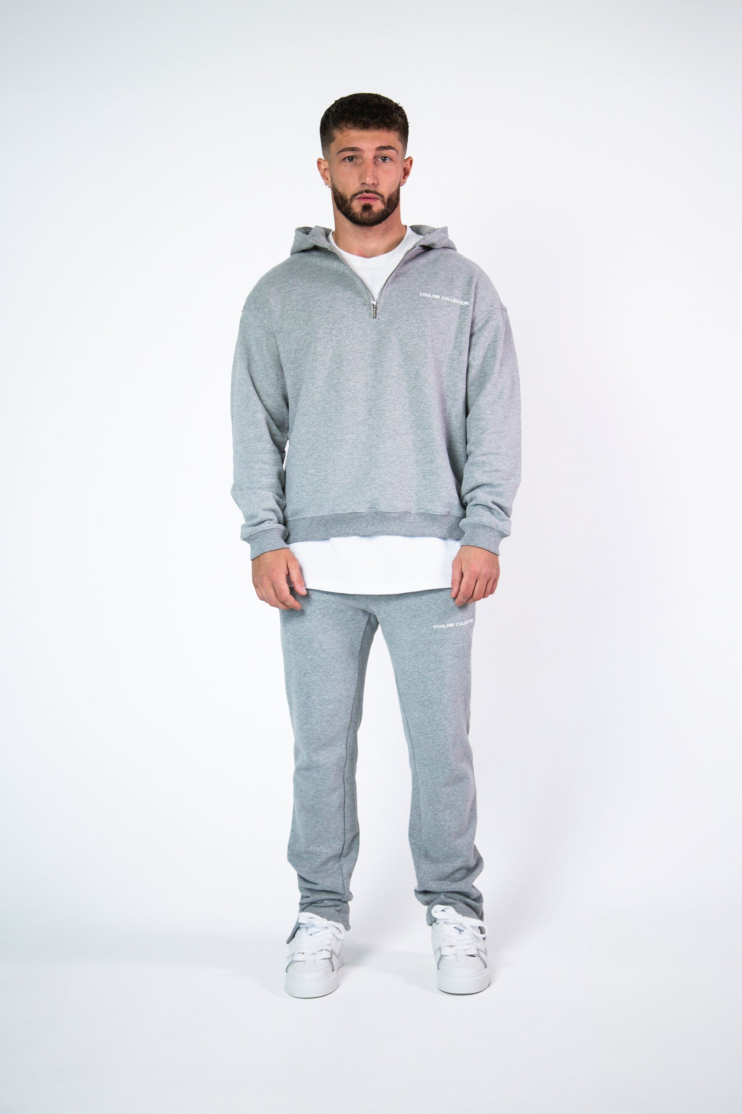 Straight Leg Joggers - Grey